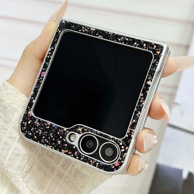 Deksel Samsung Galaxy Z Flip 7 Fe Glitterdesign