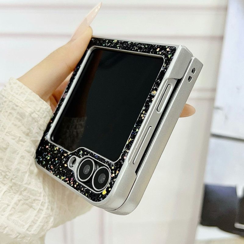 Deksel Samsung Galaxy Z Flip 7 Fe Glitterdesign
