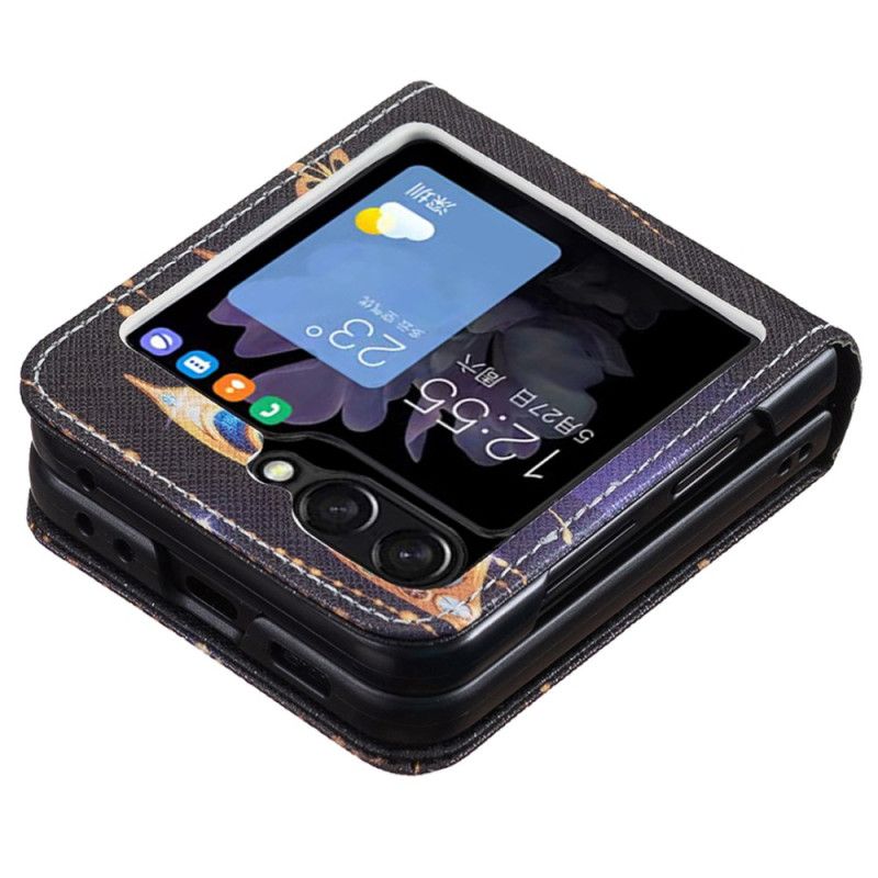 Deksel Samsung Galaxy Z Flip 7 Fe Juvelbesatt Sommerfugl