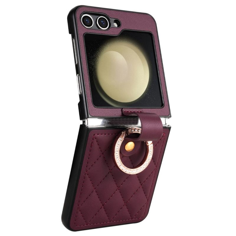 Deksel Samsung Galaxy Z Flip 7 Fe Klassisk Quiltet