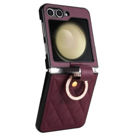 Deksel Samsung Galaxy Z Flip 7 Fe Klassisk Quiltet