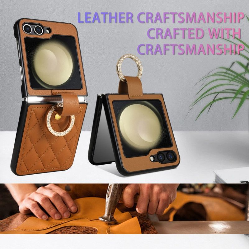 Deksel Samsung Galaxy Z Flip 7 Fe Klassisk Quiltet