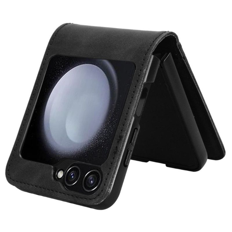 Deksel Samsung Galaxy Z Flip 7 Fe Kortholder I Skinnstil