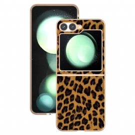 Deksel Samsung Galaxy Z Flip 7 Fe Leoparddesign