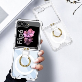 Deksel Samsung Galaxy Z Flip 7 Fe Med Ringholder Og Magnetisk Feste Gkk