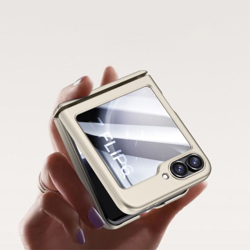 Deksel Samsung Galaxy Z Flip 7 Fe Mobildeksel Bakhengselbeskytter I Herdet Glass Og Skjermbeskytter