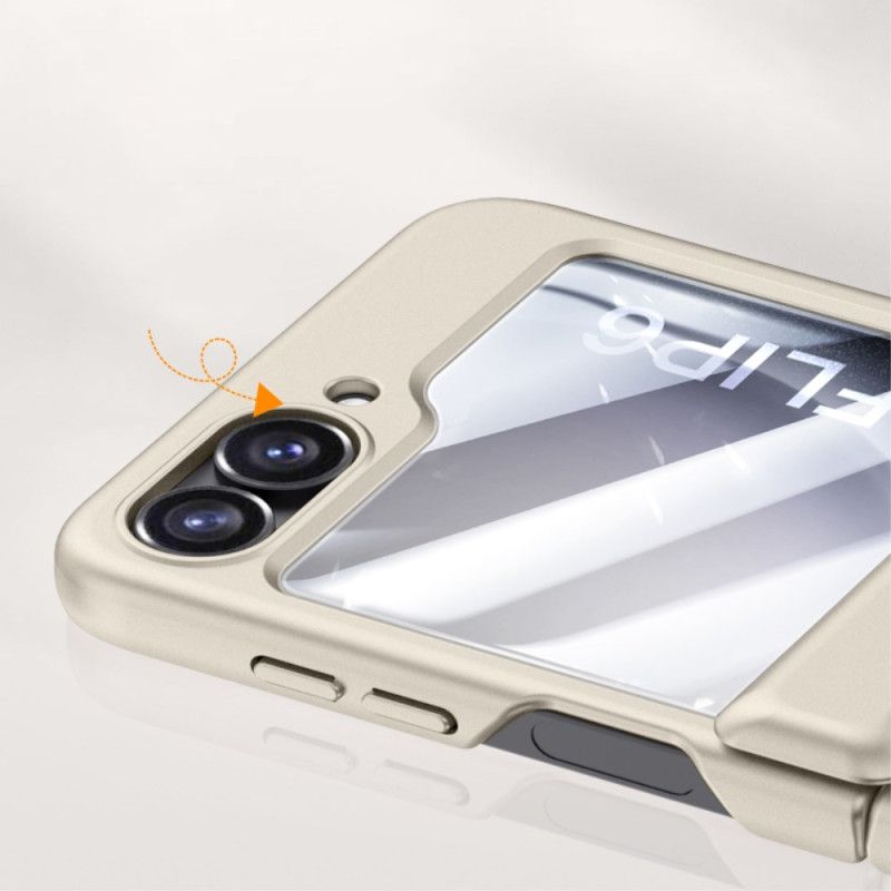 Deksel Samsung Galaxy Z Flip 7 Fe Mobildeksel Bakhengselbeskytter I Herdet Glass Og Skjermbeskytter