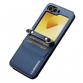 Deksel Samsung Galaxy Z Flip 7 Fe Mobildeksel Kortholder Og Lang Stropp
