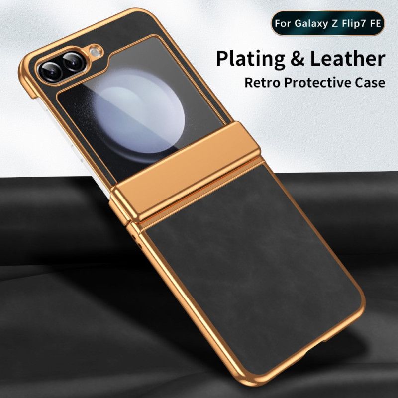 Deksel Samsung Galaxy Z Flip 7 Fe Mobildeksel Kunstig Skinn