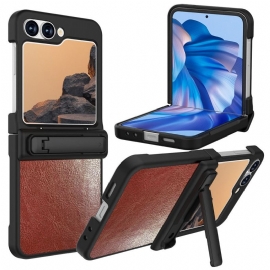 Deksel Samsung Galaxy Z Flip 7 Fe Mobildeksel Læreffekt Med Stativ