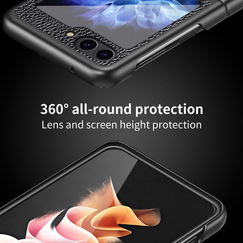 Deksel Samsung Galaxy Z Flip 7 Fe Mobildeksel Litchi Kunstskinn