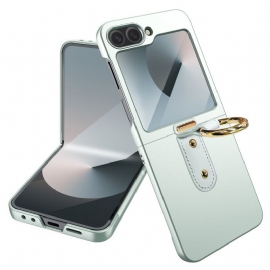 Deksel Samsung Galaxy Z Flip 7 Fe Mobildeksel Ringholder Og Beskyttelsesfilm