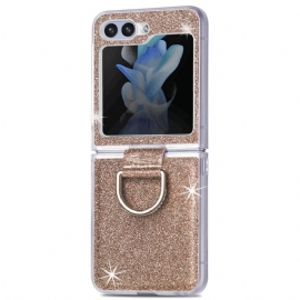 Deksel Samsung Galaxy Z Flip 7 Fe Paljetter Og Rhinestones