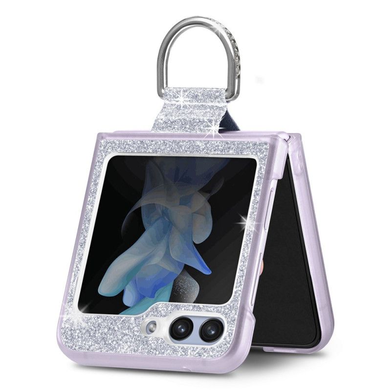Deksel Samsung Galaxy Z Flip 7 Fe Paljetter Og Rhinestones