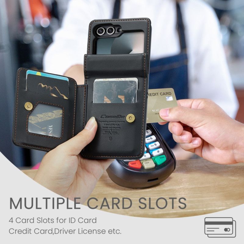 Deksel Samsung Galaxy Z Flip 7 Fe Rfid-beskyttelse 5 Kortspor Beskyttelse Deksel