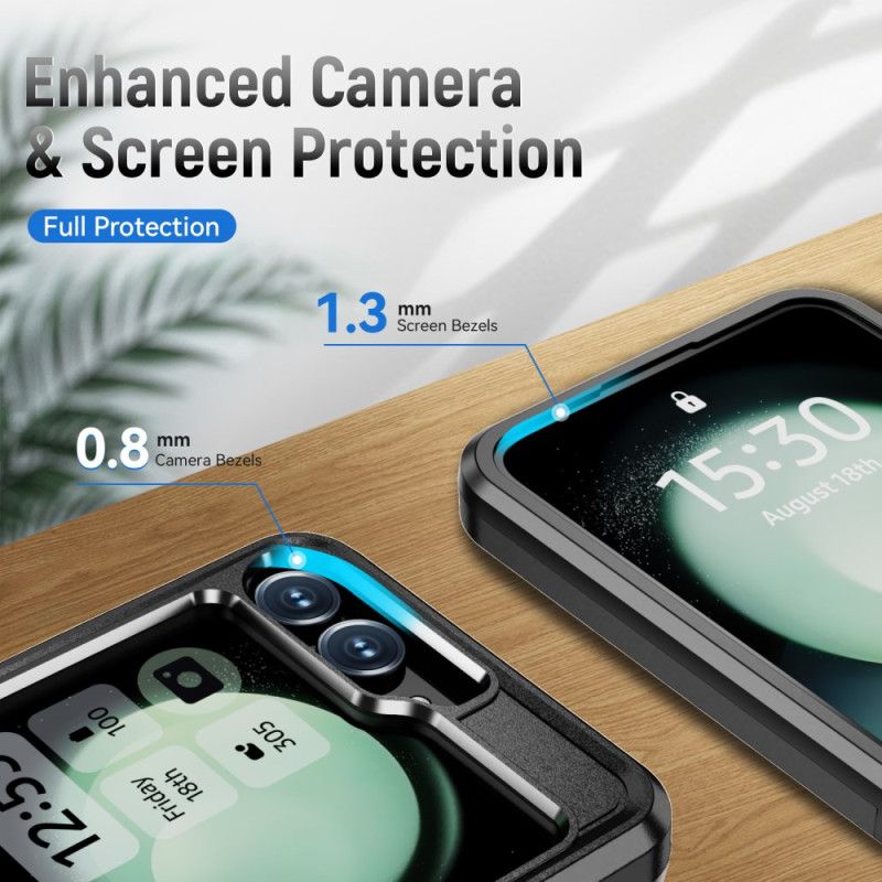 Deksel Samsung Galaxy Z Flip 7 Fe Robust Metalleffekt