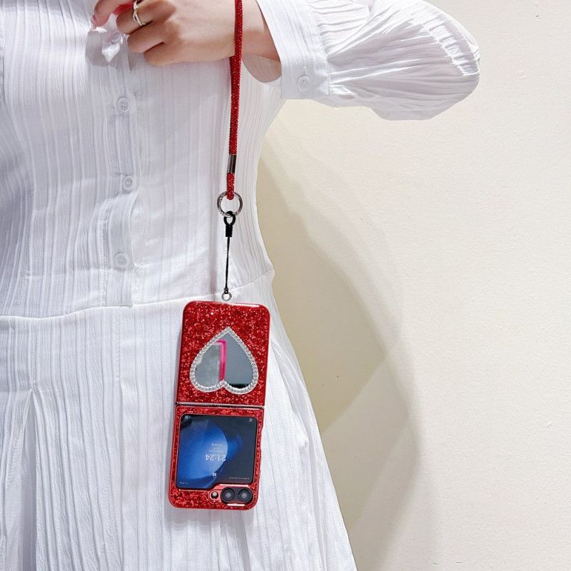 Deksel Samsung Galaxy Z Flip 7 Fe Speil Og Stropp