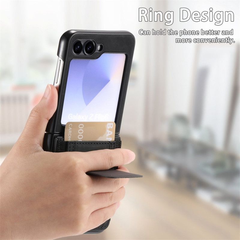 Deksel Samsung Galaxy Z Flip 7 Fe Stativ Og Kortholder
