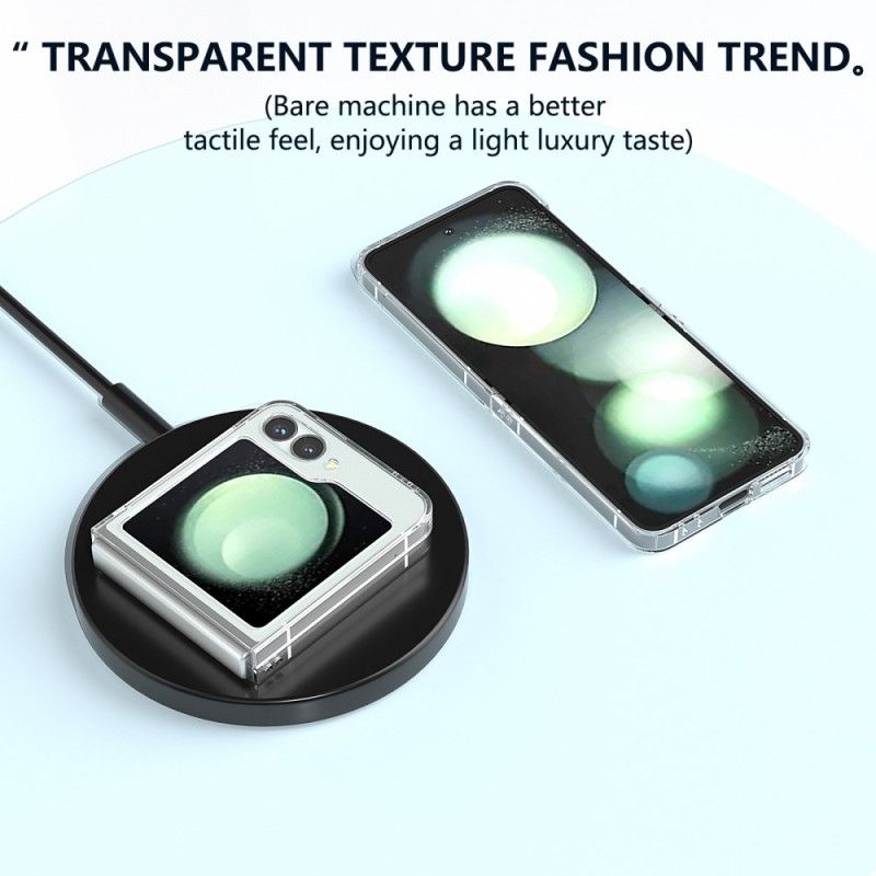 Deksel Samsung Galaxy Z Flip 7 Fe Stiv Gjennomsiktig