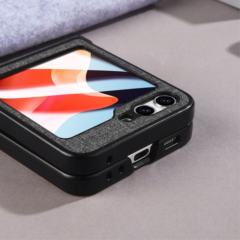 Deksel Samsung Galaxy Z Flip 7 Fe Stofftekstur