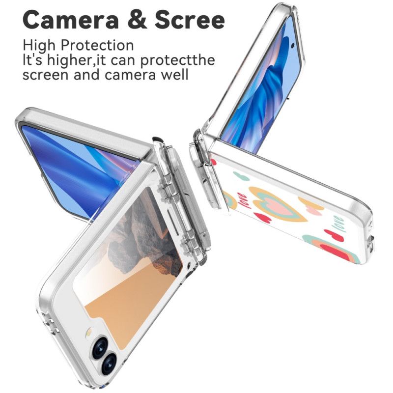 Deksel Samsung Galaxy Z Flip 7 Fe Ulike Mønstre Beskyttelse Deksel