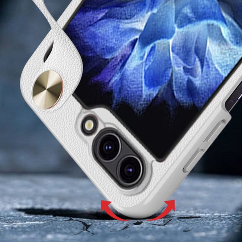 Deksel Samsung Galaxy Z Flip 7 Fe Ultratynn Gkk-lærrem