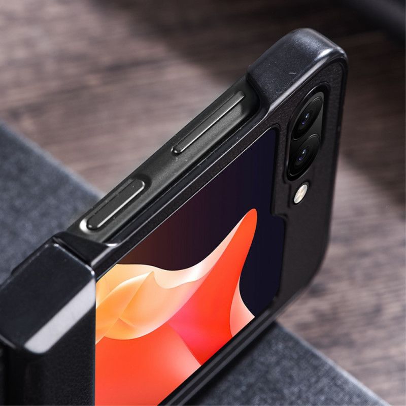 Deksel Samsung Galaxy Z Flip 7 Fe Ultratynt Kunstskinn