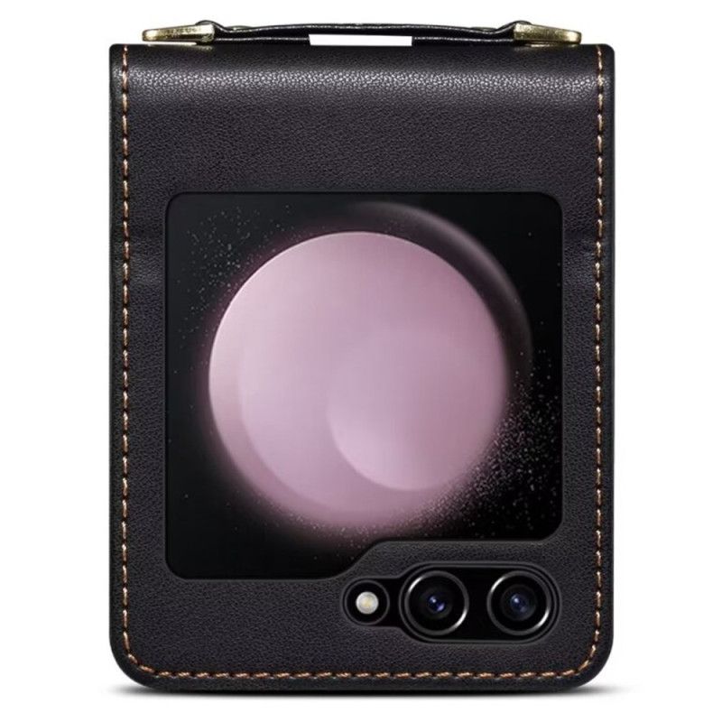 Deksel Samsung Galaxy Z Flip 7 Fe Vattert Kortholder Og Skulderstropp