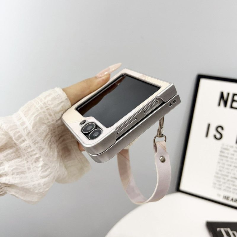 Deksel Til Samsung Galaxy Z Flip 7 Fe Diamantmønster Med Stropp