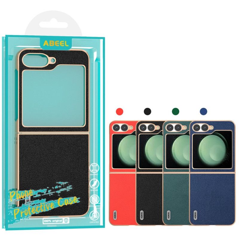 Deksel Til Samsung Galaxy Z Flip 7 Fe Klassisk Abeel-skinn