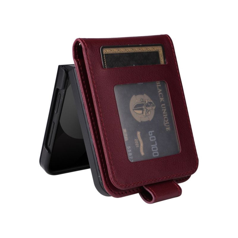 Deksel Til Samsung Galaxy Z Flip 7 Fe Kortholder Med Læreffekt