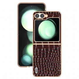 Deksel Til Samsung Galaxy Z Flip 7 Fe Krokodilletekstur