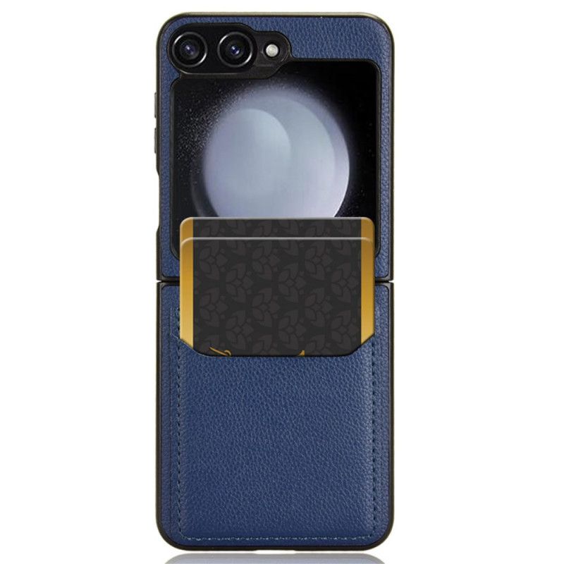 Deksel Til Samsung Galaxy Z Flip 7 Fe Litchi-tekstur Kortholder