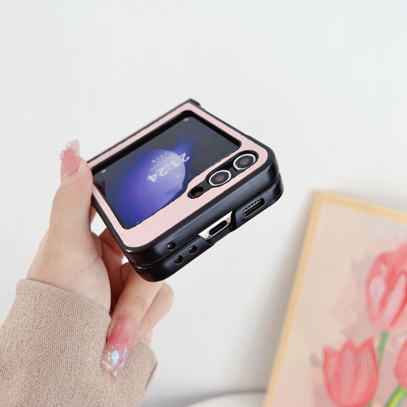 Deksel Til Samsung Galaxy Z Flip 7 Fe Litchimønster