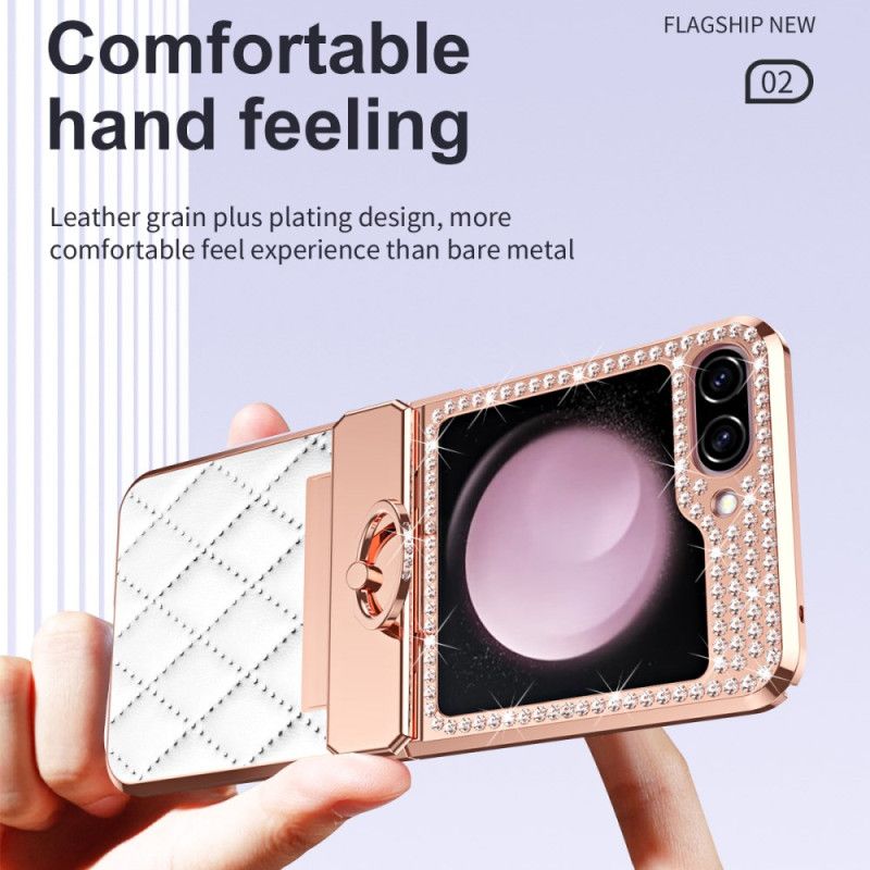 Deksel Til Samsung Galaxy Z Flip 7 Fe Rhinstensdekorasjon