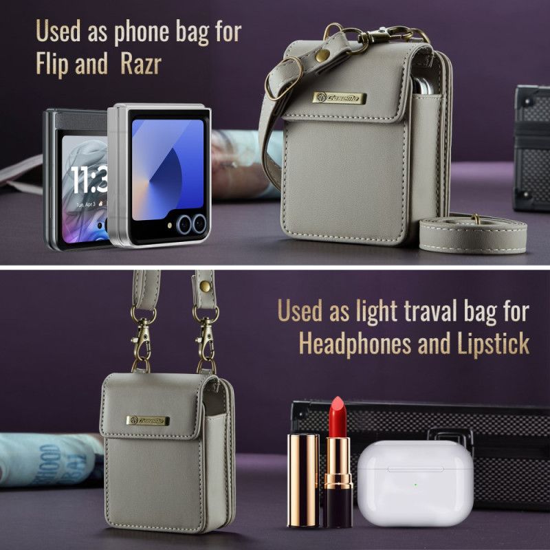 Etui Til Samsung Galaxy Z Flip 7 Fe Rfid-lommebok Med Skulderstropp