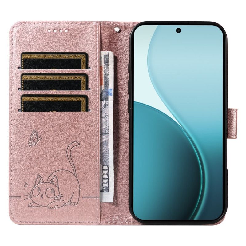 Folio Deksel Oppo Reno 14f 5g Katt