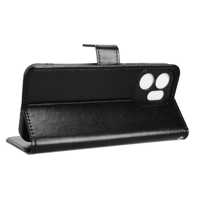 Folio Deksel Oppo Reno 14f 5g Prangende Imitasjon I Skinn Beskyttelse Deksel