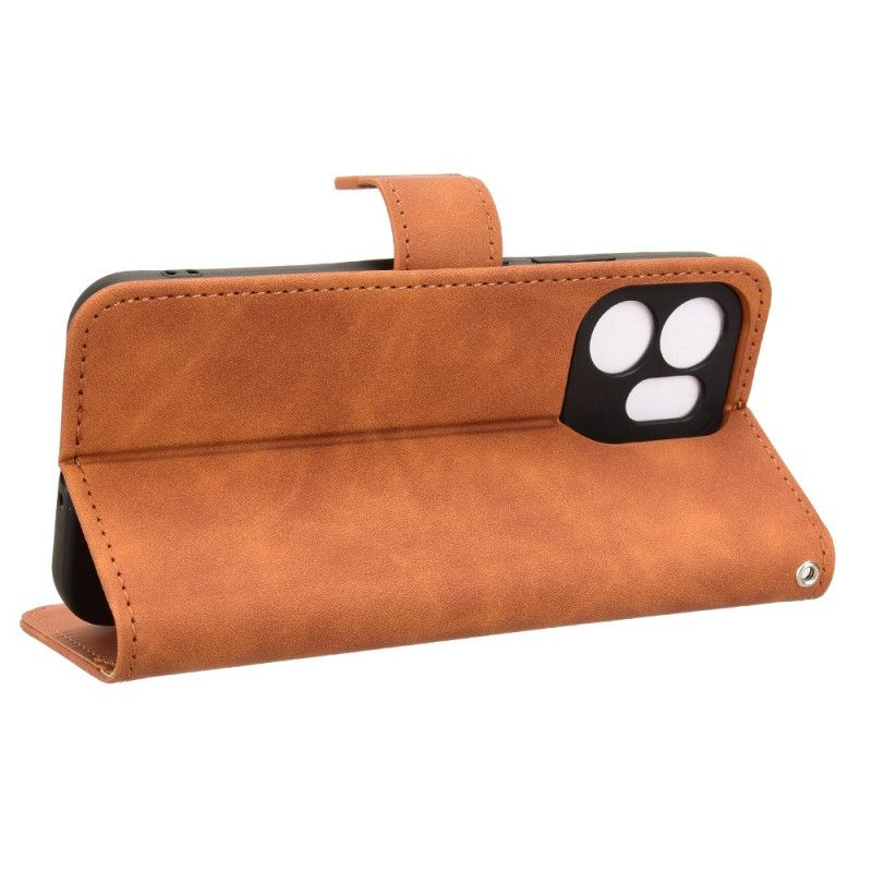 Folio Deksel Oppo Reno 14f 5g Semsket Skinn Effekt Beskyttelse Deksel