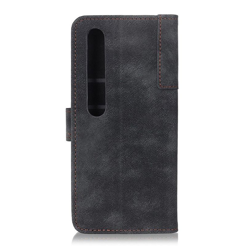 Folio Deksel Til Xiaomi Mi 10 / 10 Pro Vintage Støttefunksjon