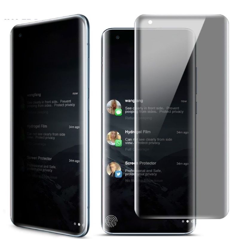 Xiaomi Mi 10 / Mi 10 Pro Skjermbeskytter Herdet Glass Og Personvernfilter