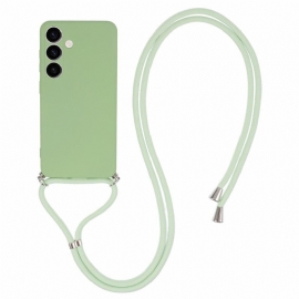 Deksel Samsung Galaxy S24 5g Mobildeksel Med Cord