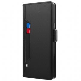 Folio Deksel Til Vivo X100 Pro Avtakbart Speil Og Kortholder