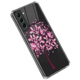 Deksel Til Samsung Galaxy S23 5G Sømløst Rosa Tre