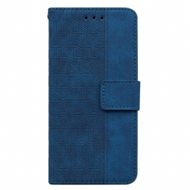 Folio Deksel Til Samsung Galaxy S23 Ultra 5G Med Kjede Strappy Mønster