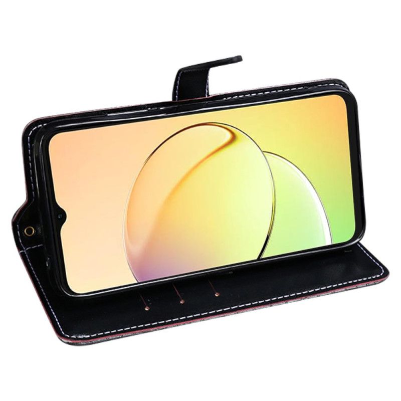 Folio Deksel Realme C55 Idewei Krokodillestil