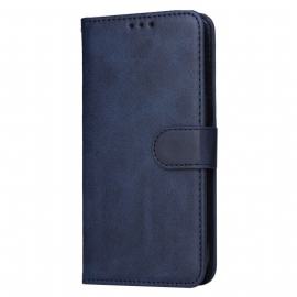 Folio Deksel Realme C55 Stropp Med Skinntekstur Beskyttelse Deksel