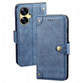 Folio Deksel Til Realme C55 Idewei Gullknapper