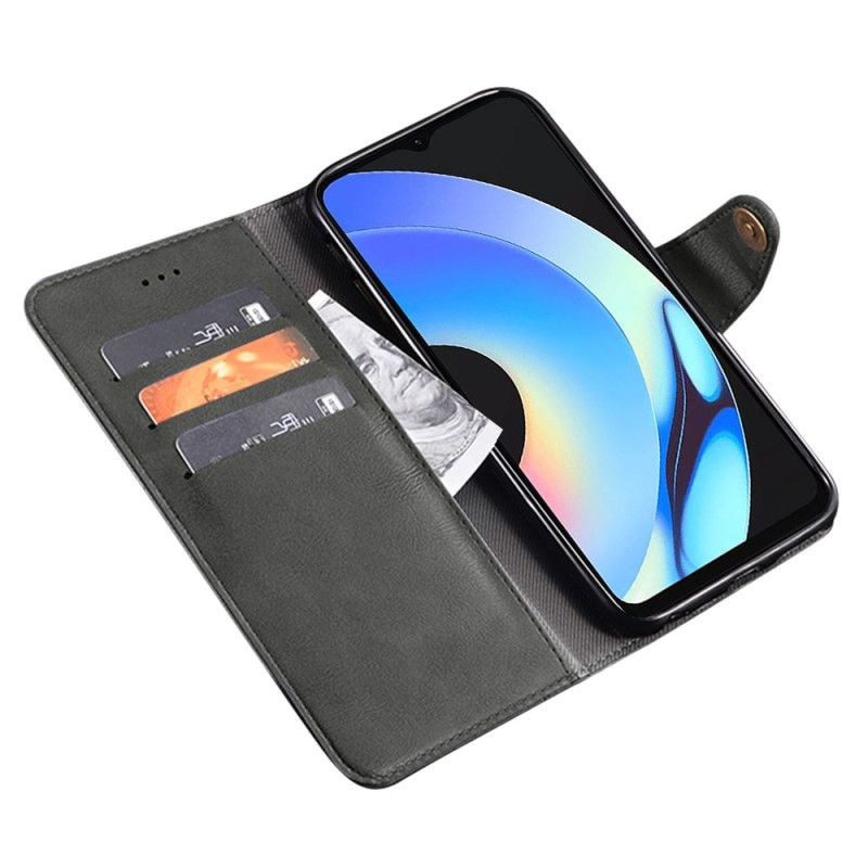 Folio Deksel Til Realme C55 Idewei Gullknapper