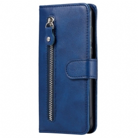 Lærdeksel Folio Deksel Realme C55 Mobildeksel Myntpung Foran